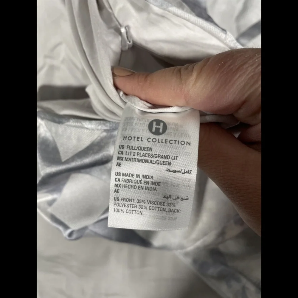 NIB Hotel Collection Dimensional‎ Full/Queen Duvet